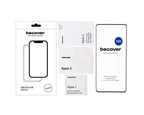 Скло захисне BeCover Infinix Note 40 (X6853) 10D Black (712331)