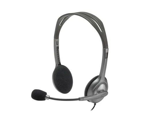 Наушники Logitech H111 Stereo Headset with 1*4pin jack (981-000593)