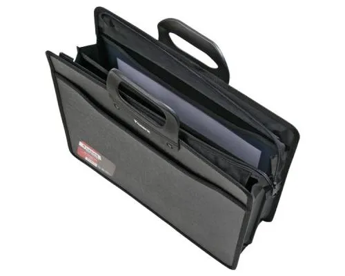 Папка - портфель Axent В4, 3 compartments, black, with zipper closure (1603-01-А)