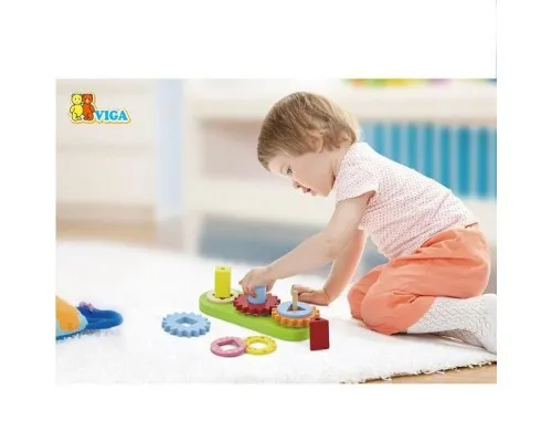 Розвиваюча іграшка Viga Toys Шестірні (59611)