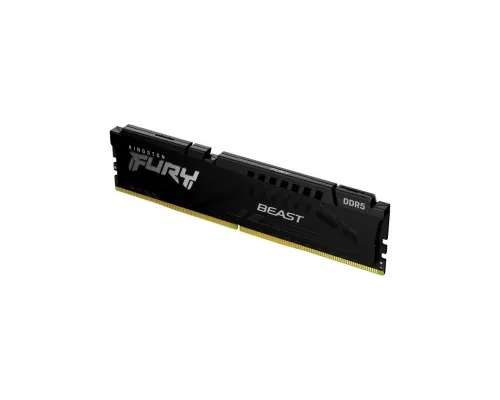 Модуль памяти для компьютера DDR5 16GB 5200 MHz Beast Black Kingston Fury (ex.HyperX) (KF552C40BB-16)