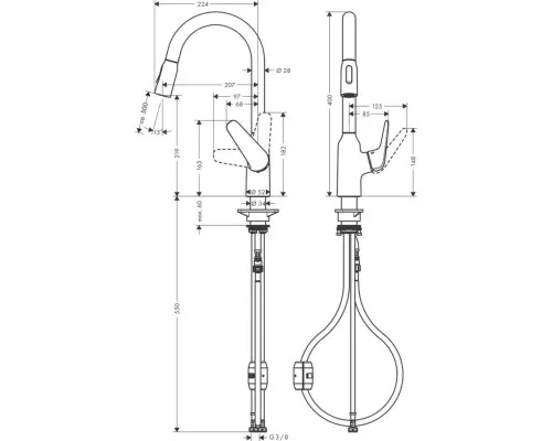 Змішувач Hansgrohe 71800000