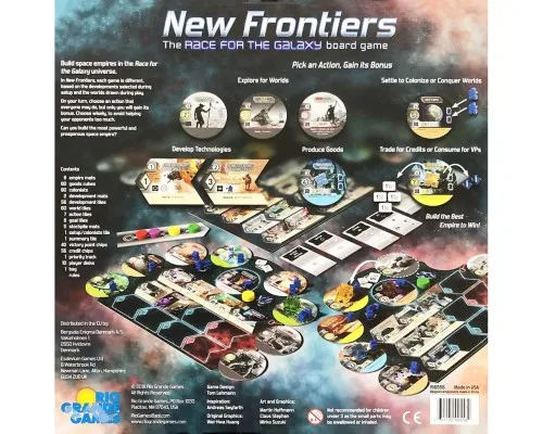 Настольная игра Rio Grande Games Race for the Galaxy: New Frontiers (Борьба за галактику: Новые рубежи) (6501158)