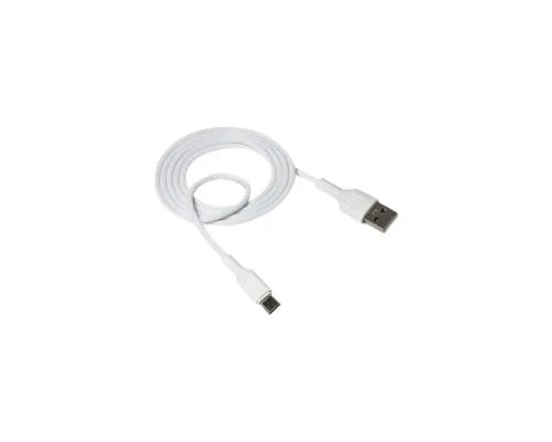 Дата кабель USB 2.0 AM to Type-C 1.0m NB212 2.1A White XO (XO-NB212c-WH)