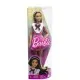 Кукла Barbie Fashionistas в розовом платье с жабо (HJT06)