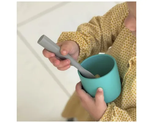 Набір дитячого посуду MinikOiOi Scooper - River Green ложка силіконова (101140007)