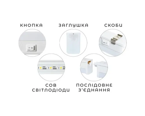Світильник Delux PLF 11 LED 12W 4000K 900мм (90021092)
