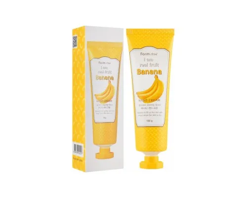 Крем для рук FarmStay I Am Real Fruit Banana Hand Cream С банановым экстрактом 100 г (8809338562257)