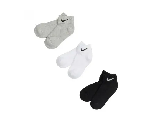 Шкарпетки Nike U NK V CUSH ANKLE-3PR VALUE SX4926-901 38-42 3 пари Чорний/Білий/Сірий (887232701130)