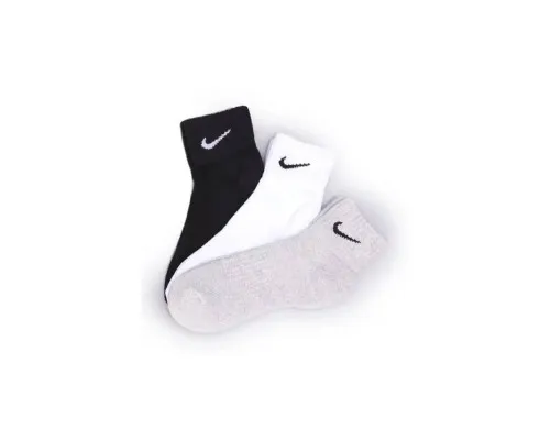 Шкарпетки Nike U NK V CUSH ANKLE-3PR VALUE SX4926-901 38-42 3 пари Чорний/Білий/Сірий (887232701130)
