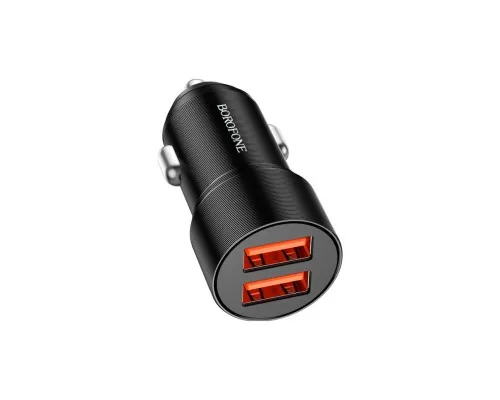 Зарядное устройство BOROFONE BZ19 2 x USB Black (BZ19B)