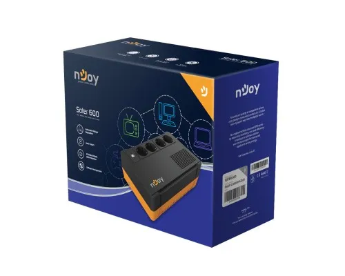 Пристрій безперебійного живлення nJoy Soter 600 USB (PWUP-LI060SR-AZ01B)