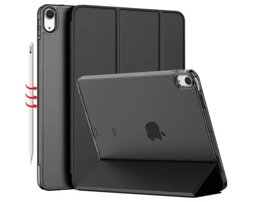 Чохол до планшета BeCover Tri Fold Hard Apple iPad Air (4/5) 2020/2022 10.9" Black (709661) (709661)