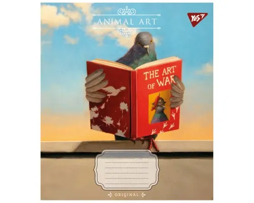 Тетрадь Yes Animal art 24 листов линия (767035)