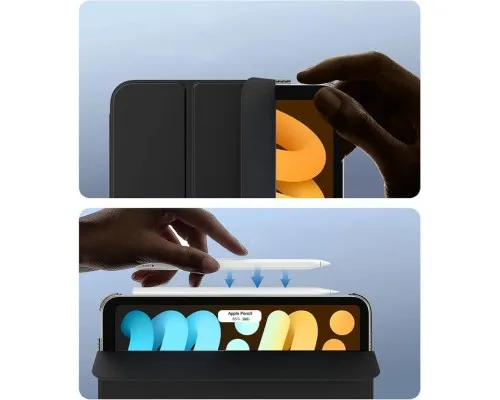 Чохол до планшета BeCover Tri Fold Hard Apple iPad Mini 7 2024 Black (712450)