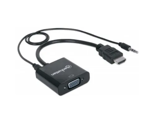 Перехідник HDMI M to VGA F Manhattan (151450)