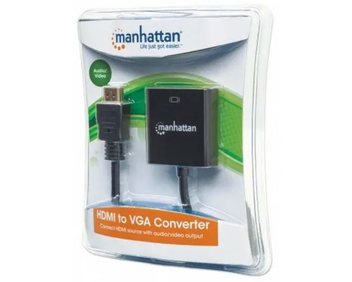 Переходник HDMI M to VGA F Manhattan (151450)