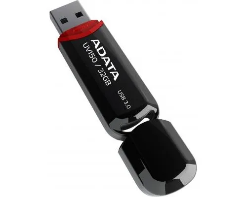 USB флеш накопитель ADATA 32Gb UV150 Black USB 3.0 (AUV150-32G-RBK)