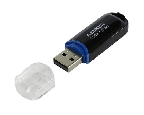 USB флеш накопитель ADATA 32GB C906 Black USB 2.0 (AC906-32G-RBK)