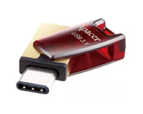 USB флеш накопитель Apacer 32GB AH180 Red Type-C Dual USB 3.1 (AP32GAH180R-1)