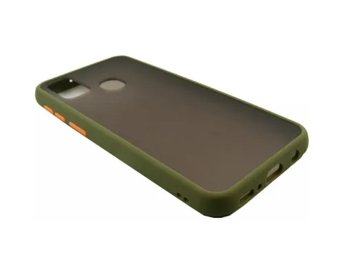 Чехол для мобильного телефона Dengos Matt Samsung Galaxy M21, green (DG-TPU-MATT-41) (DG-TPU-MATT-41)
