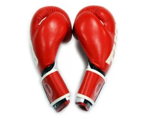 Боксерські рукавички Thor Shark Шкіра 10oz Червоні (8019/02(Leather) RED 10 oz.)