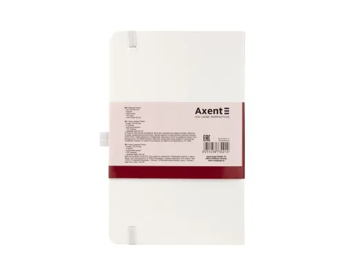 Блокнот Axent Partner, А5, 125х195 мм, 96л, клет, белый (8201-21-A)
