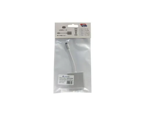 Перехідник Dynamode Dynamode USB3.1 Type-C to 1хHDMI, 1хUSB 3.0, 1хUSB Type-C Fe (Multiport USB 3.1 Type-C to HDMI)