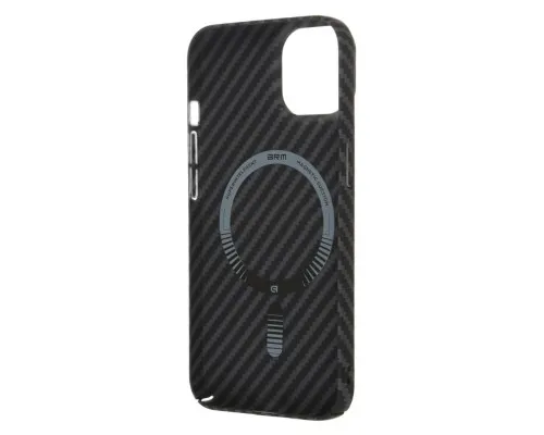 Чохол до мобільного телефона Armorstandart LikeCarbon MagCase Apple iPhone 14 Black (ARM66363)