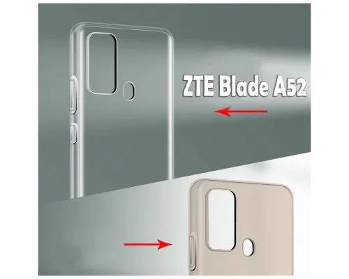 Чохол до мобільного телефона BeCover ZTE Blade A52 Transparancy (708942)