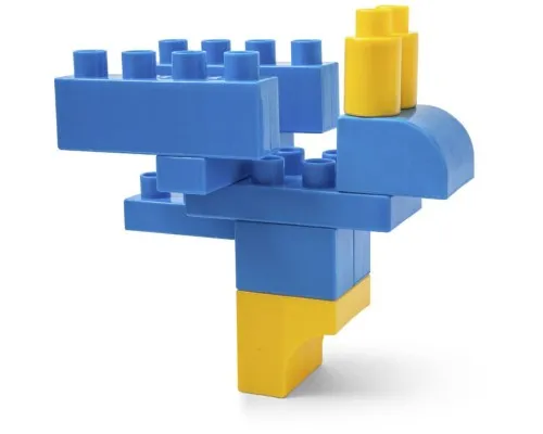 Конструктор Wader Kids Blocks 70 элементов в банке (41295)