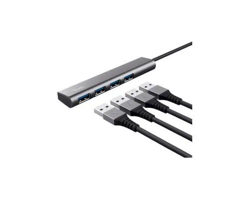 Концентратор Halyx 4-Port USB-A 3.2 Grey Trust (24947_TRUST)