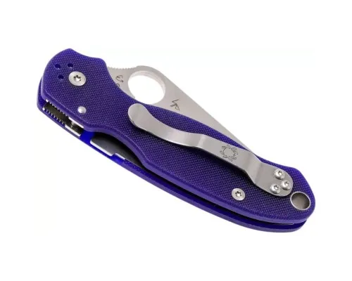 Ніж Spyderco Para 3 G10 S110V Dark Blue (C223GPDBL)