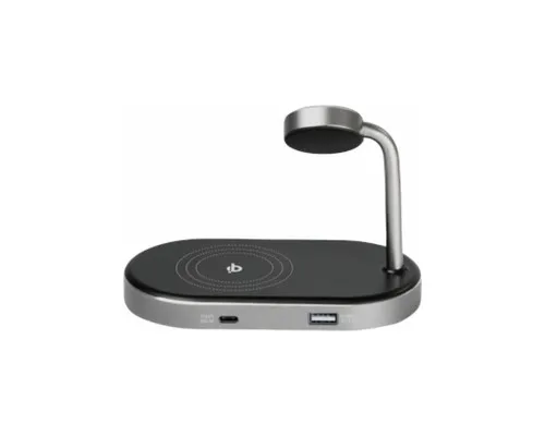 Зарядний пристрій Verbatim 3in1 Apple Watch and iPhone Charging Stand (49556)