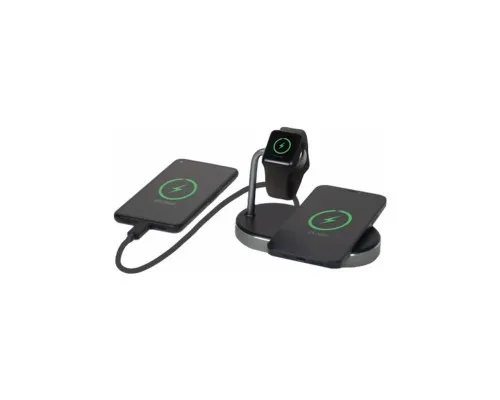 Зарядний пристрій Verbatim 3in1 Apple Watch and iPhone Charging Stand (49556)