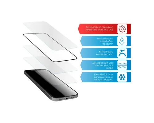 Скло захисне ACCLAB Full Glue Samsung S22+ (1283126523021)