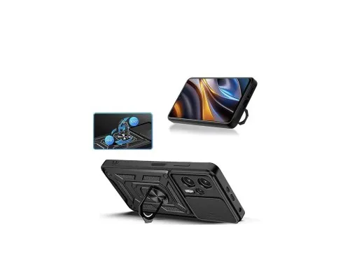 Чохол до мобільного телефона BeCover Military Poco F5 Black (709996)