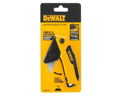 Нож монтажный DeWALT складной, для отделочных работ, 160мм. (DWHT10916-0)