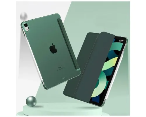 Чохол до планшета BeCover Tri Fold Hard Apple iPad Air (4/5) 2020/2022 10.9" Dark Green (709662) (709662)