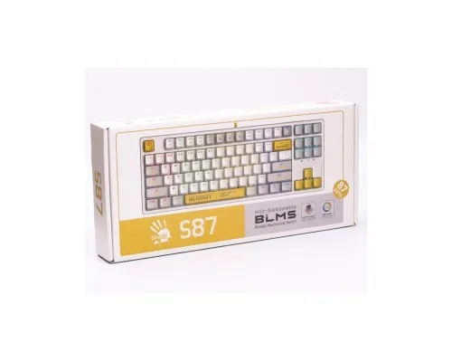 Клавіатура A4Tech Bloody S87 RGB BLMS TKL USB Energy White (4711421993708)