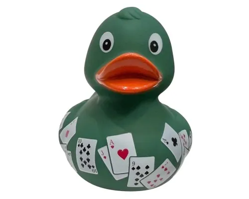 Іграшка для ванної Funny Ducks Качка Покер (1318)