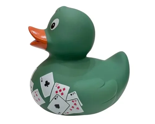 Іграшка для ванної Funny Ducks Качка Покер (1318)