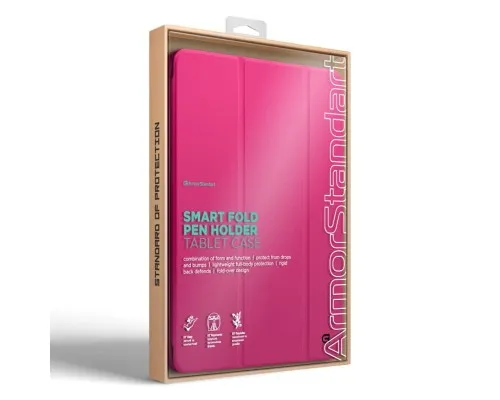 Чохол до планшета Armorstandart Smart Fold Pen Apple iPad Pro 11 (2024) Rose Red (ARM78131)
