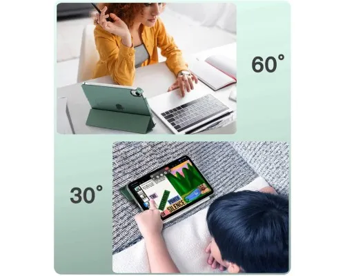 Чохол до планшета BeCover Tri Fold Hard Apple iPad Mini 7 2024 Dark Green (712451)