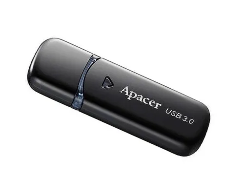 USB флеш накопичувач Apacer 64GB AH355 Black USB 3.0 (AP64GAH355B-1)