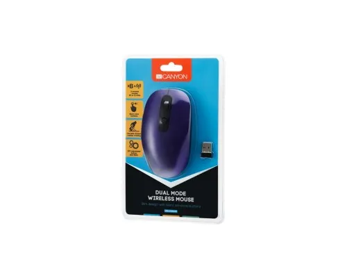 Мышка Canyon CNS-CMSW09V Wireless Violet (CNS-CMSW09V)