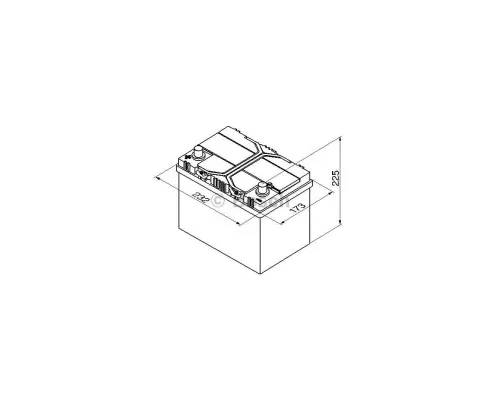 Акумулятор автомобільний Bosch 60А (0 092 S40 250)