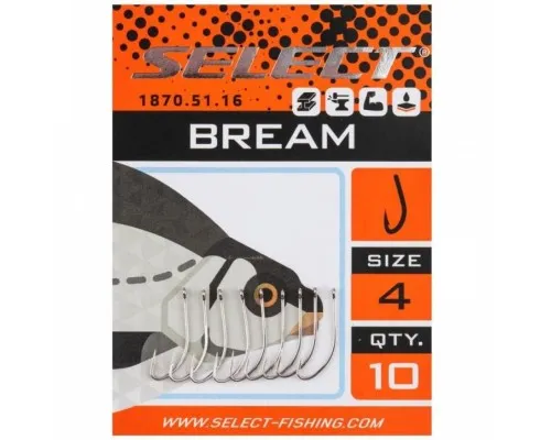 Крючок Select Bream 04 (10 шт/уп) (1870.51.16)