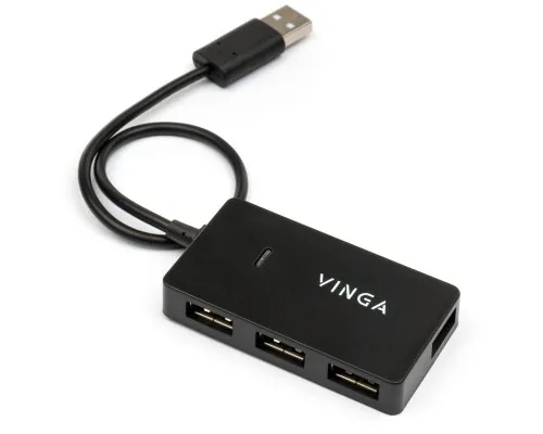 Концентратор Vinga USB2.0 to 4*USB2.0 HUB (VHA2A4)