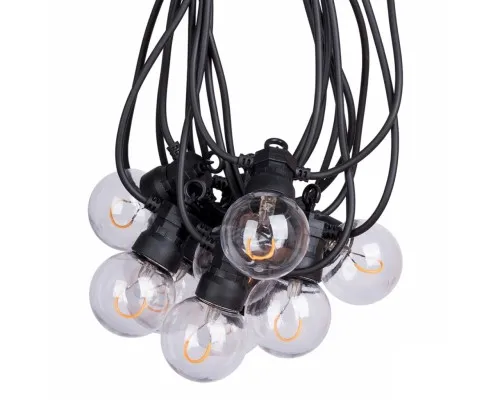 Гирлянда YES! Fun ретро LED IP44 уличная 10 ламп, 5 м, тепло-белая, 8 м (801170)